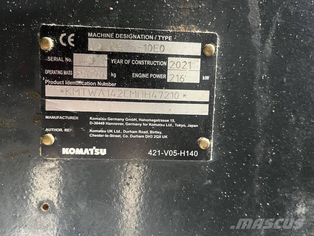 Komatsu WA475-10E0 Rataslaadurid