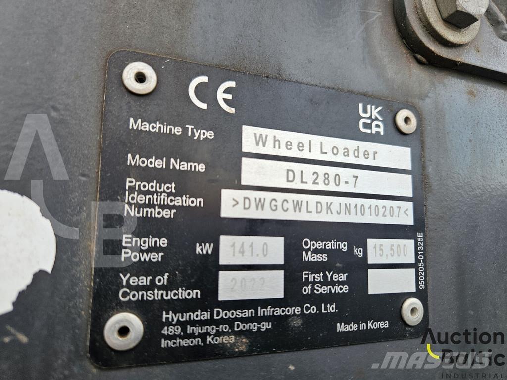 Doosan DL280-7 Rataslaadurid