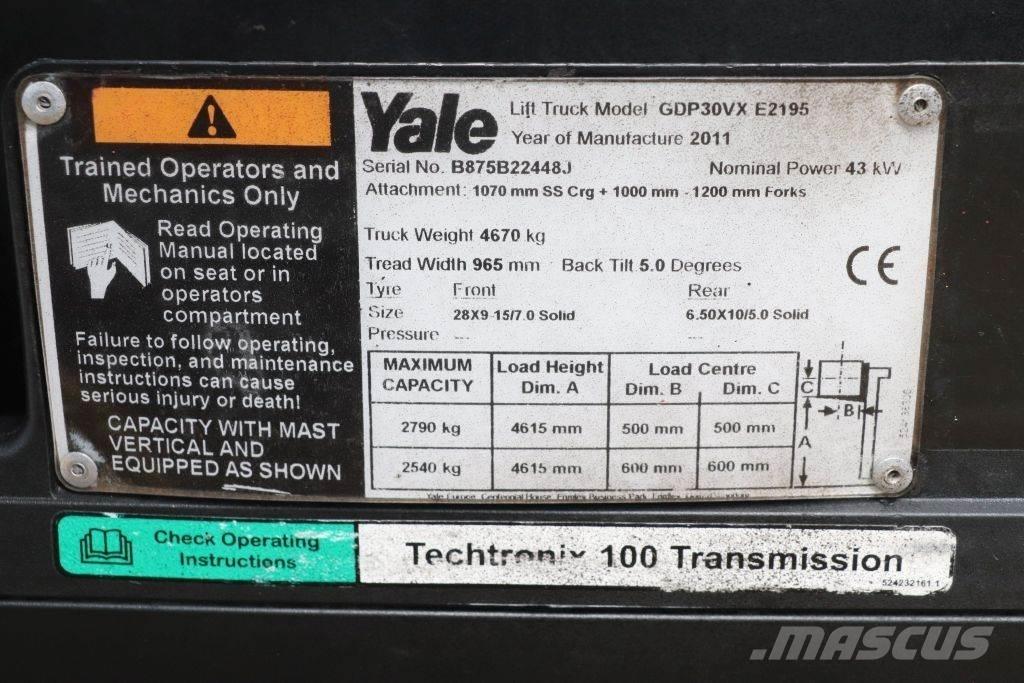 Yale GDP30VX Diiseltõstukid