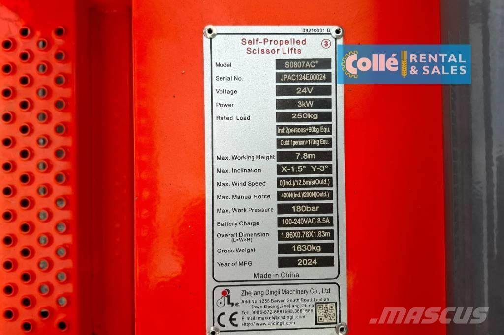 Dingli S0807AC+ | 2025 Käärtõstukid