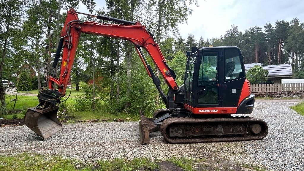Kubota KX 080-4 CX Väikeekskavaatorid 7t-12t