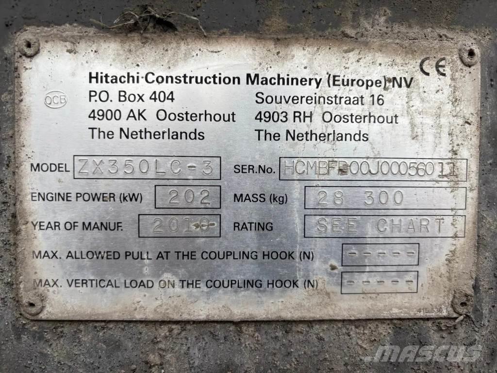 Hitachi ZX350LC-3 Roomikekskavaatorid