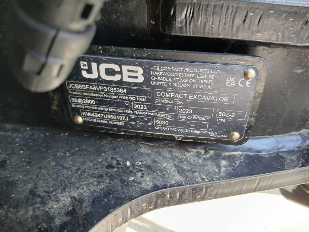 JCB 50 Z-2 Miniekskavaatorid < 7 t