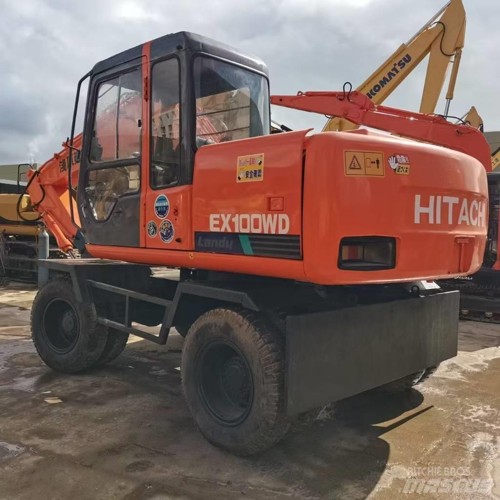 Hitachi EX 100 W D Ratasekskavaatorid