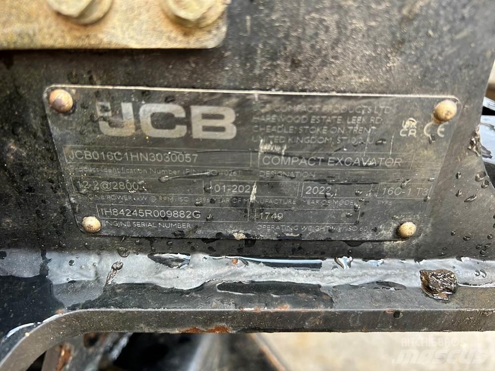 JCB 16C-1 Miniekskavaatorid < 7 t