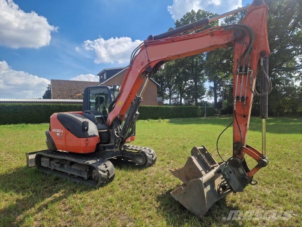 Kubota KX 080-4 Väikeekskavaatorid 7t-12t