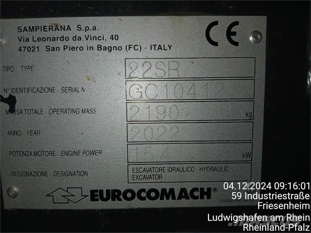 Eurocomach 22SR Miniekskavaatorid < 7 t