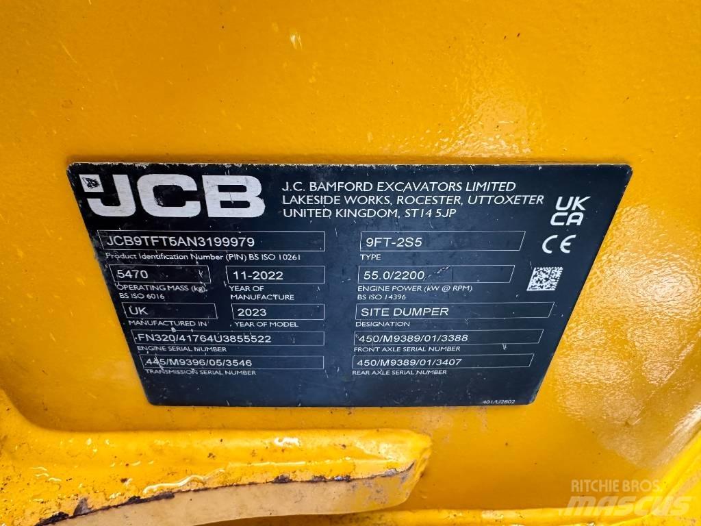 JCB 9 Ton Dumper Väikekallurid