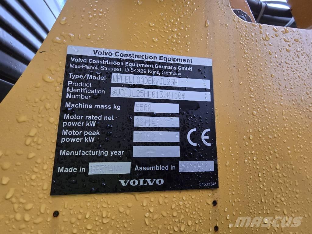 Volvo JL25H Electric Rataslaadurid