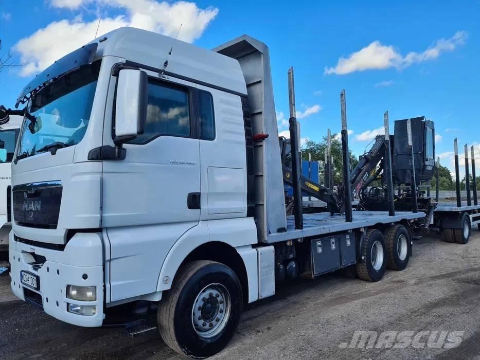 MAN TGX 33.580 Kraanaga veokid