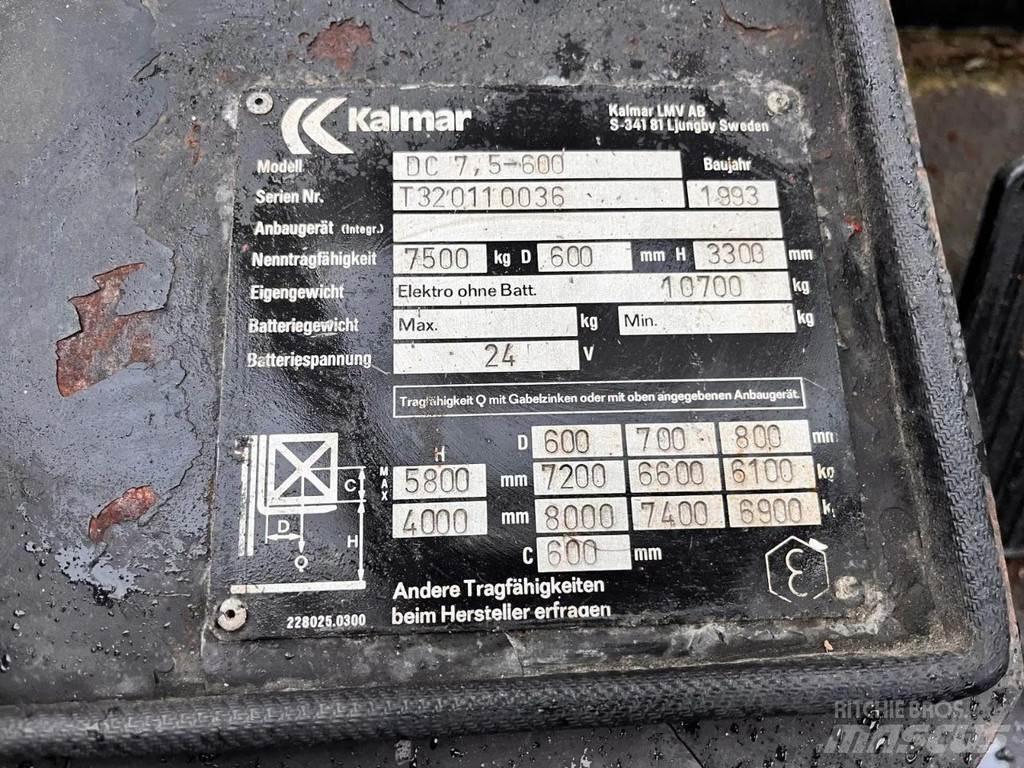 Kalmar DC7,5- 600 Gaasitõstukid