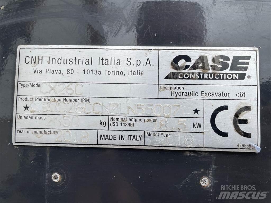 CASE CX26C Ratasekskavaatorid