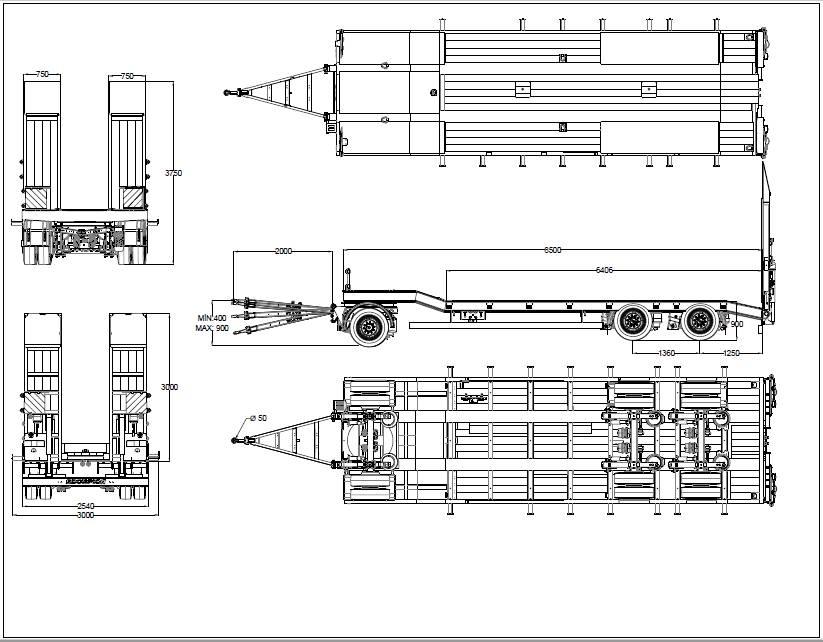  Scorpion SCR3 Raskeveo poolhaagised