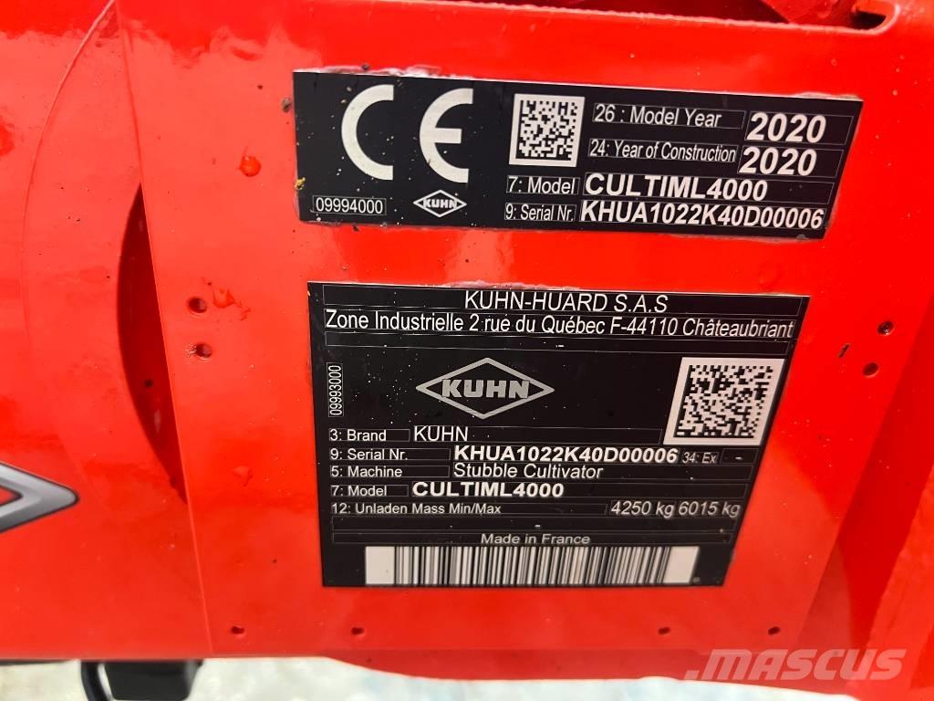 Kuhn CULTIM L4000 Kultivaatorid
