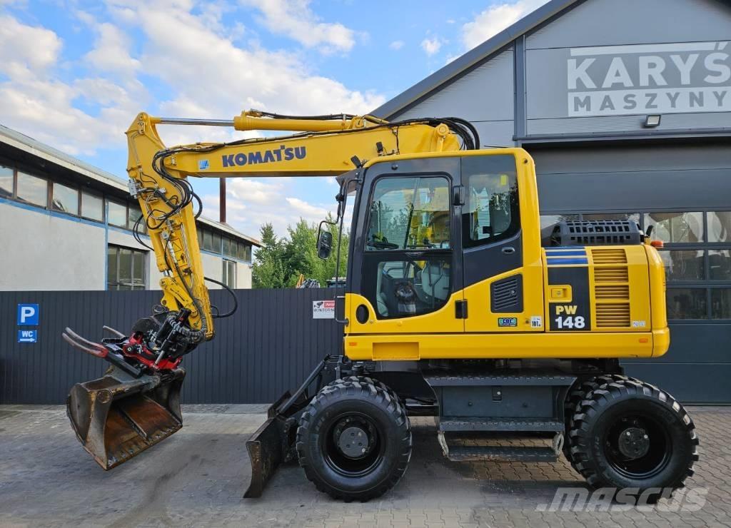 Komatsu PW 148-8 Ratasekskavaatorid
