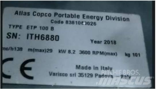 Atlas Copco ETP 100B Veepumbad