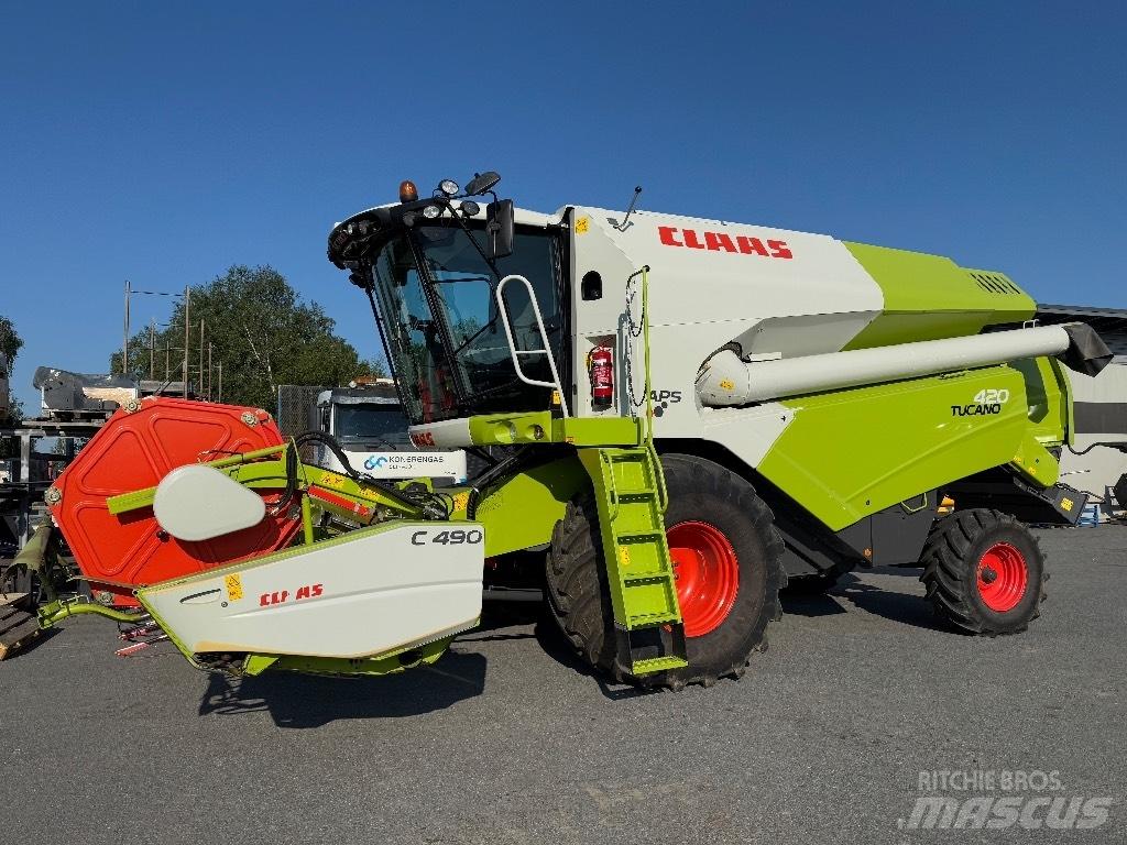 CLAAS Tucano 420 Teraviljakombainid