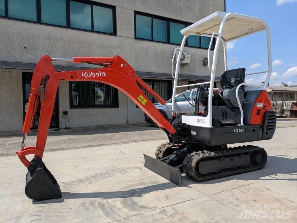 Kubota KX 36-3 Miniekskavaatorid < 7 t