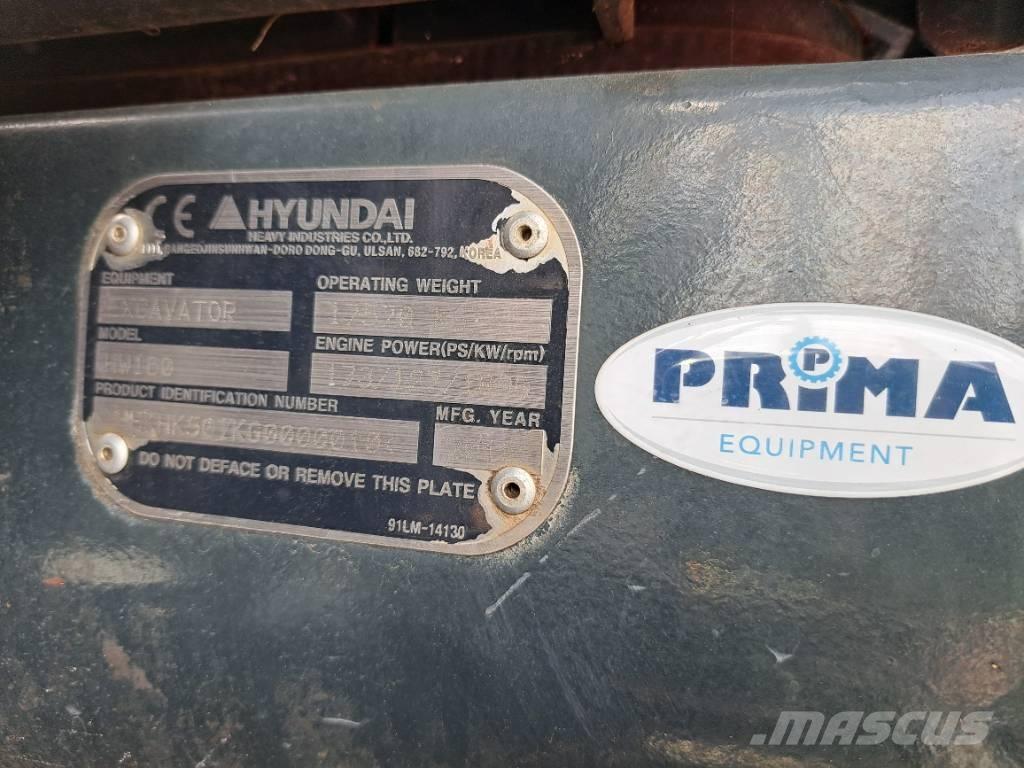 Hyundai HW 160 Ratasekskavaatorid