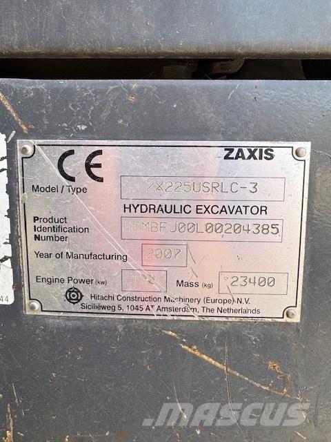 Hitachi ZX 225 Roomikekskavaatorid