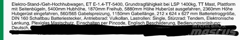 Crown ET40001.4 Käsikahvelkärud