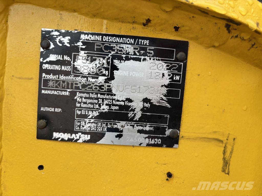 Komatsu PC35 Miniekskavaatorid < 7 t