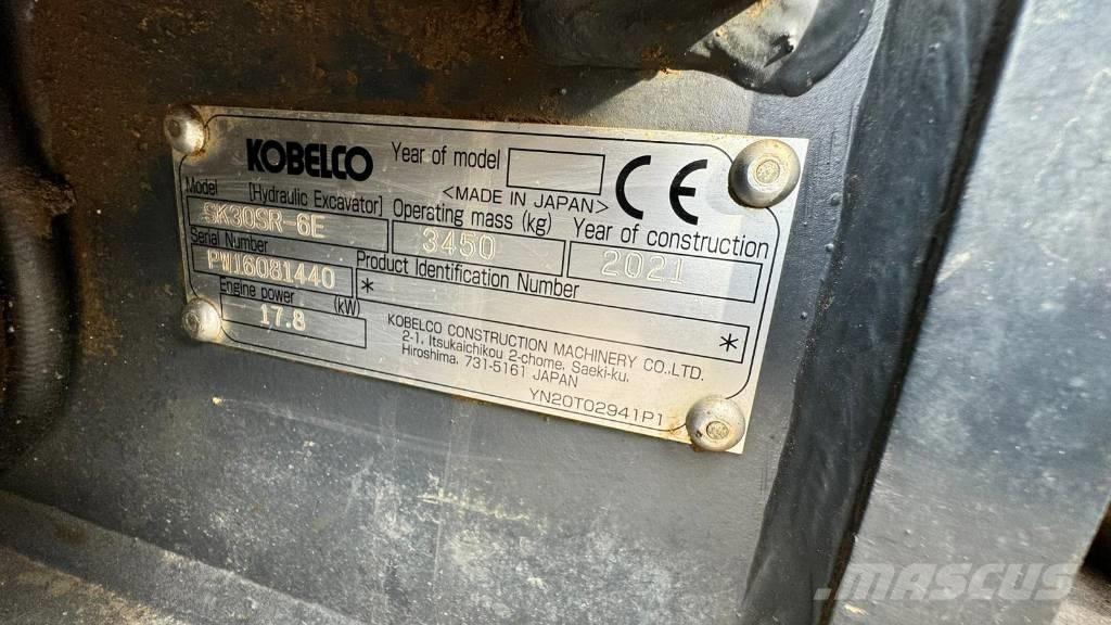 Kobelco SK 30 SR-6E Miniekskavaatorid < 7 t