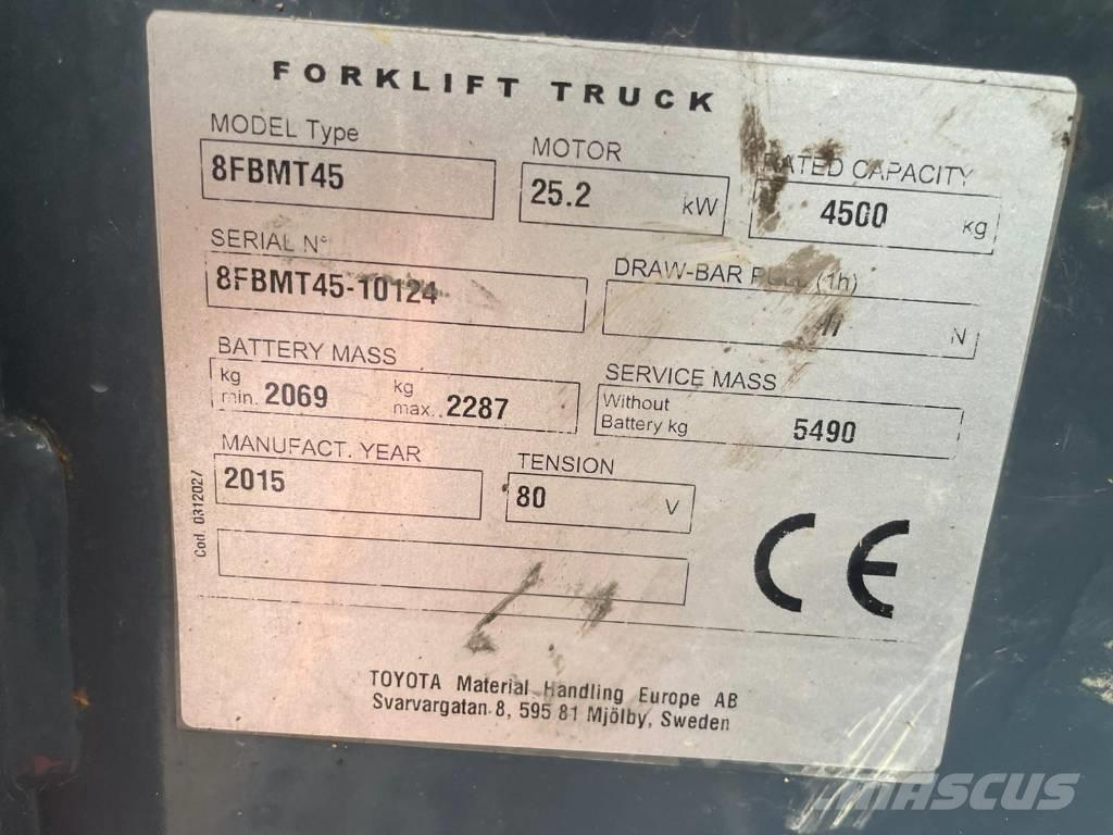 Toyota 8 FBMT 45 Elektritõstukid