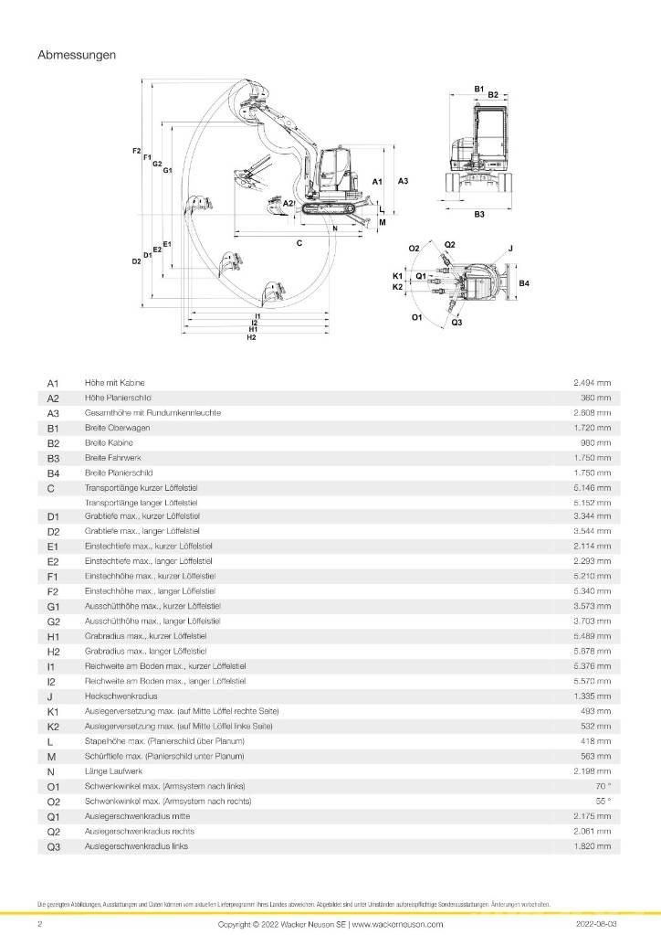 Wacker Neuson ET 42 Roomikekskavaatorid