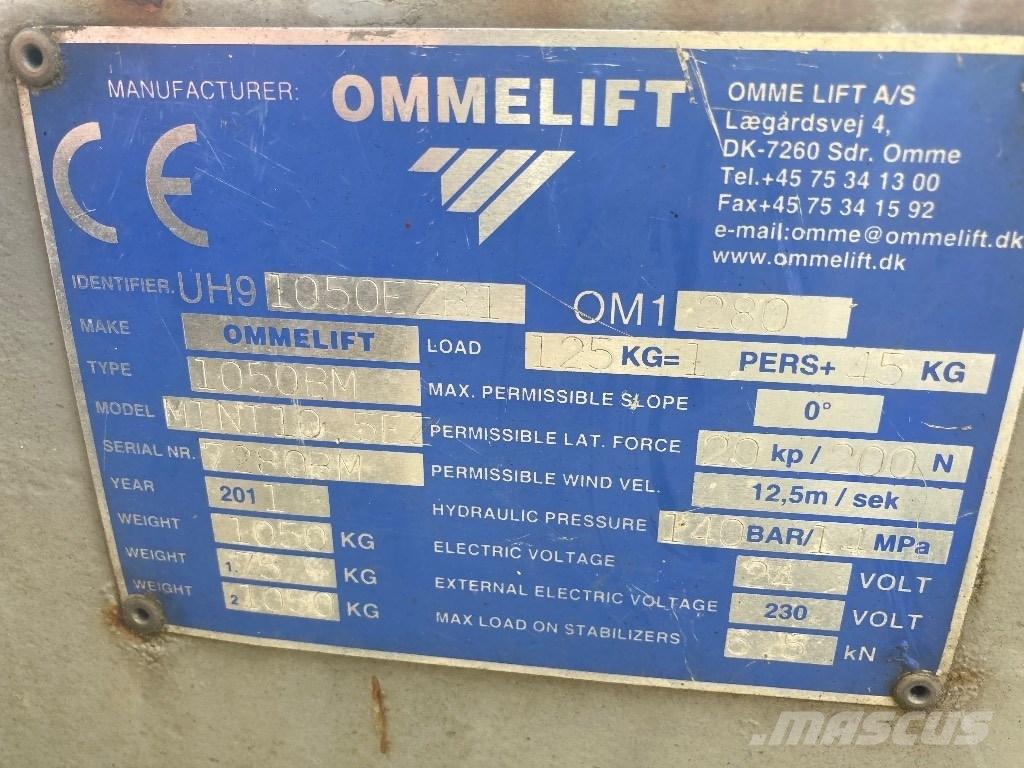Omme lift Mini 10 Järelveetavad korvtõstukid