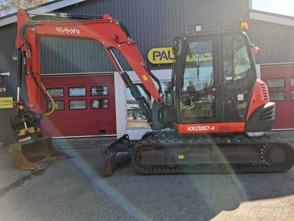 Kubota KX 080-4 Väikeekskavaatorid 7t-12t