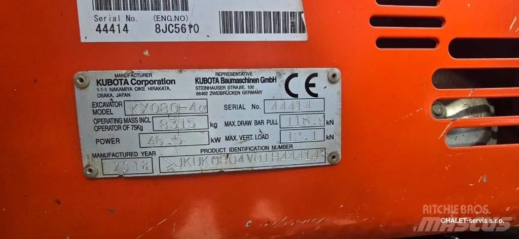 Kubota KX 808-4 A2 Väikeekskavaatorid 7t-12t