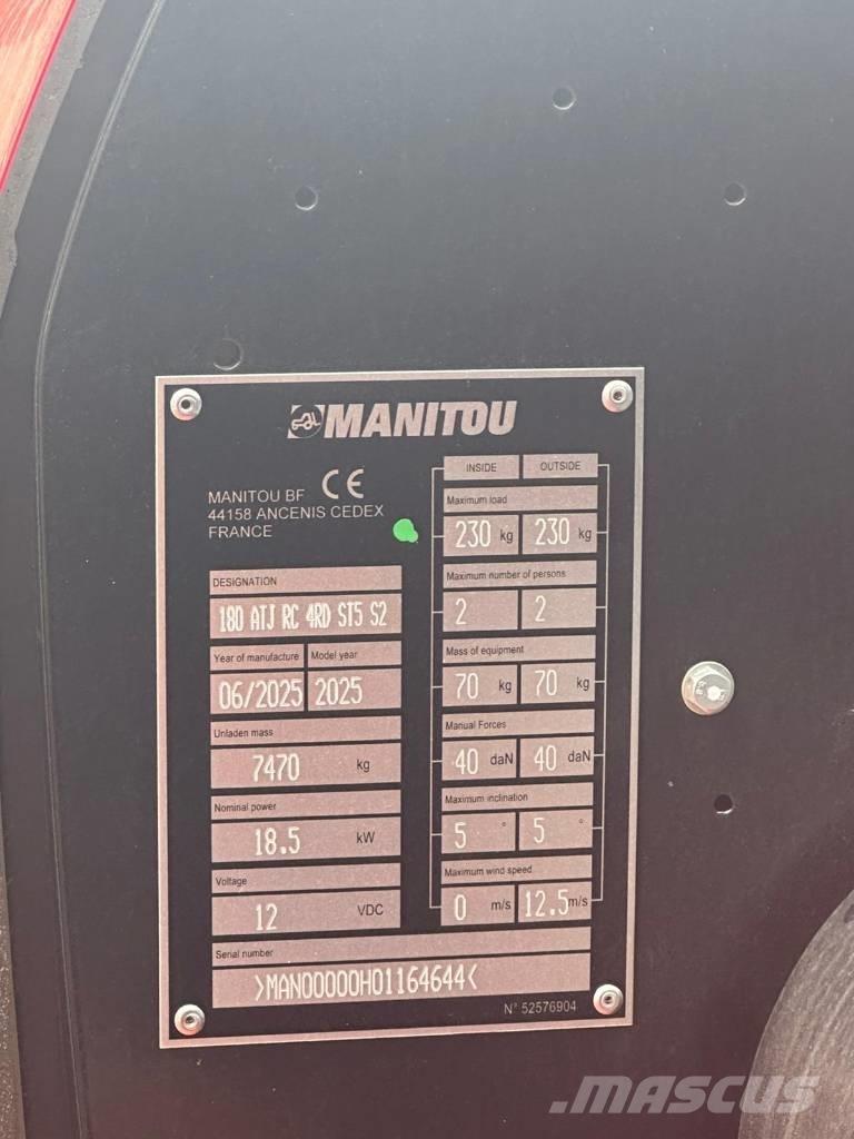 Manitou 180 ATJ Iseliikuvad poomtõstukid