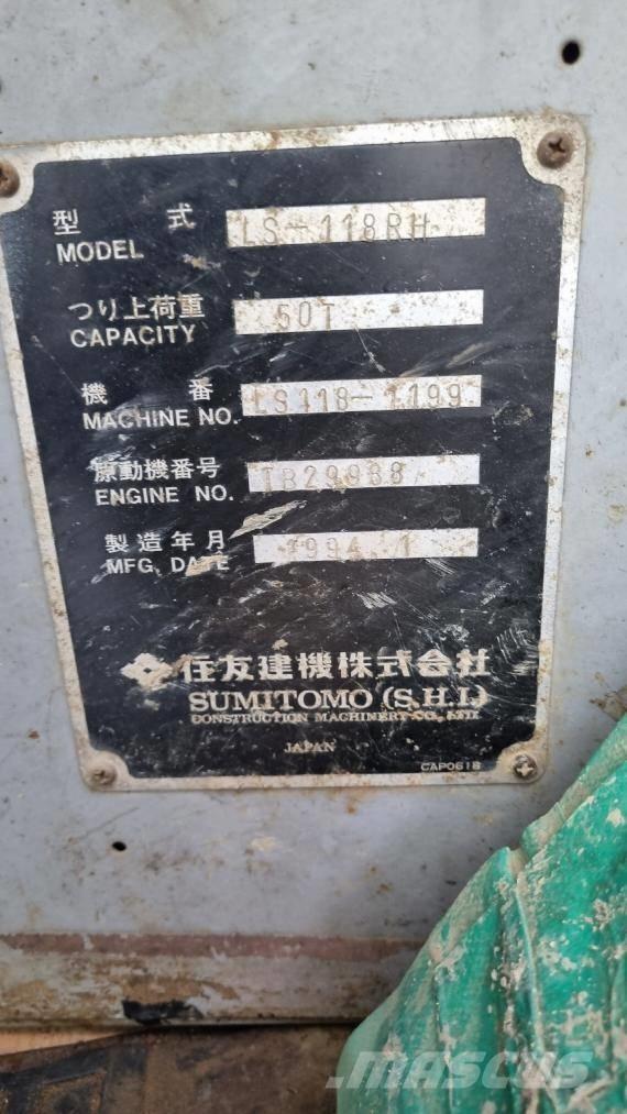 Sumitomo LS118RH5 Roomikkraanad