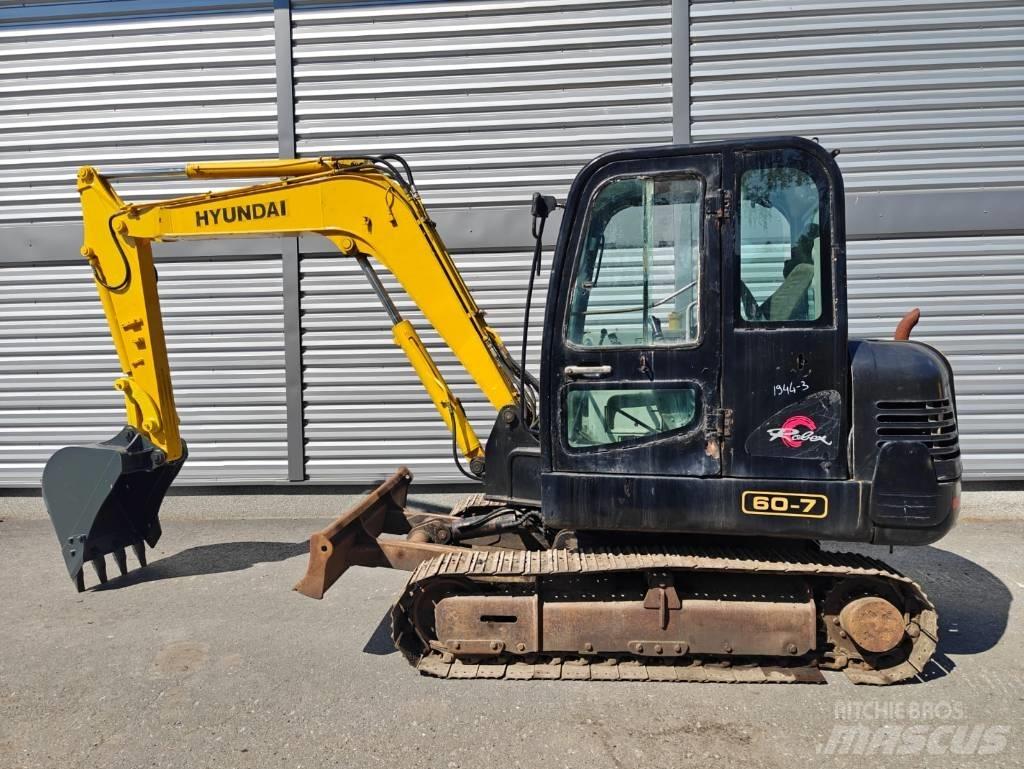 Hyundai R 60-7 Miniekskavaatorid < 7 t