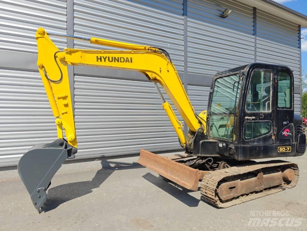 Hyundai R 60-7 Miniekskavaatorid < 7 t