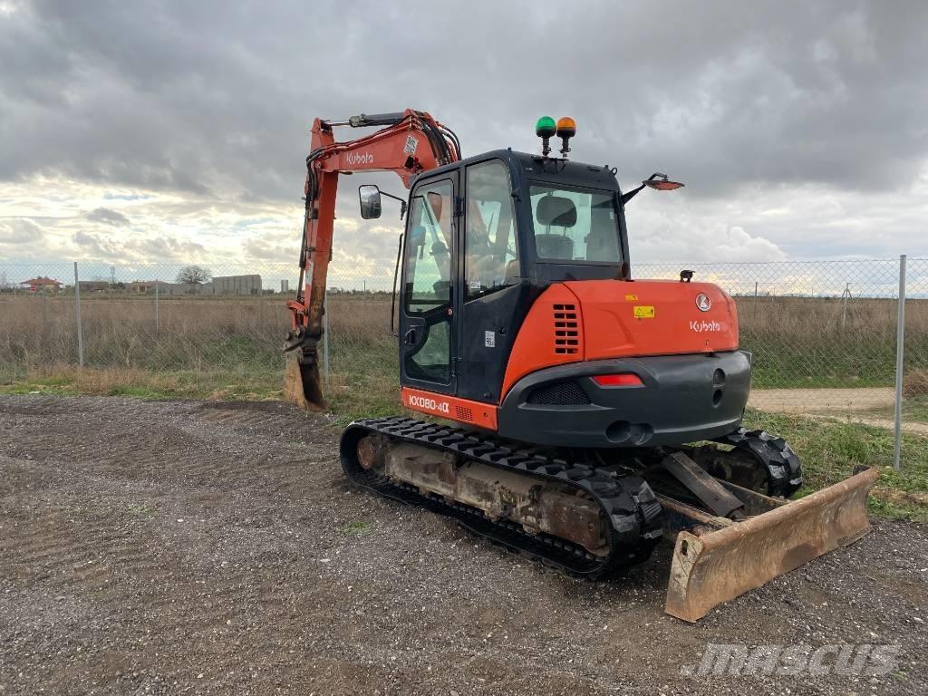 Kubota KX 080-4 Väikeekskavaatorid 7t-12t