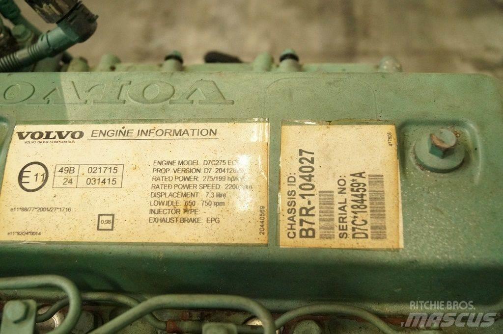 Volvo D7C USED Mootorid