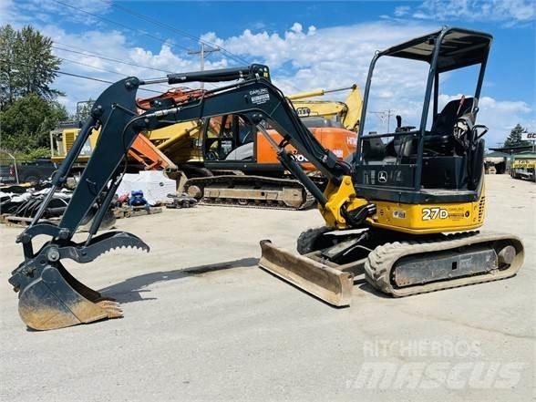 John Deere 27D Miniekskavaatorid < 7 t
