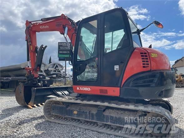 Kubota KX080-4 Roomikekskavaatorid