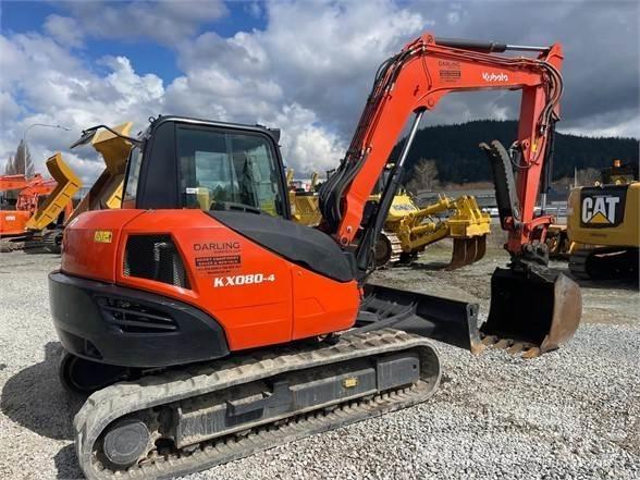 Kubota KX080-4 Roomikekskavaatorid