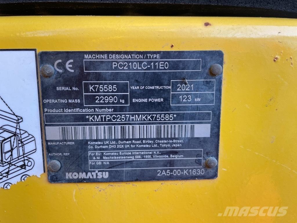 Komatsu PC 210 LC-11 Roomikekskavaatorid