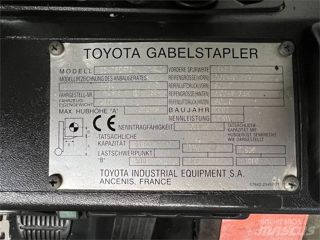 Toyota 02-7FDF15 Diiseltõstukid