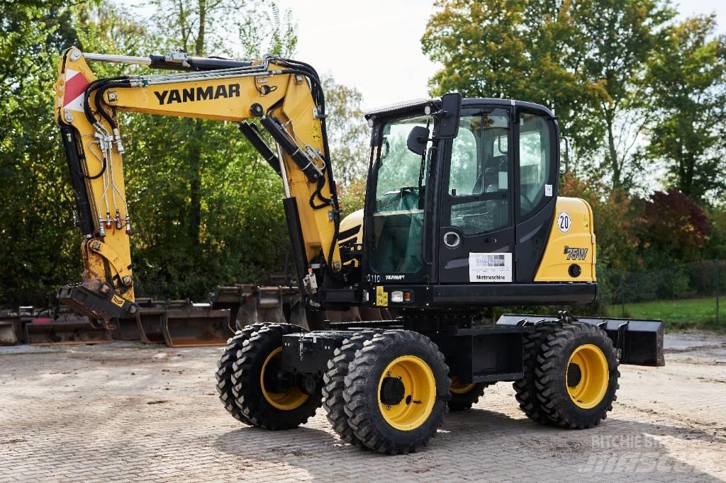 Yanmar B 75 W Ratasekskavaatorid