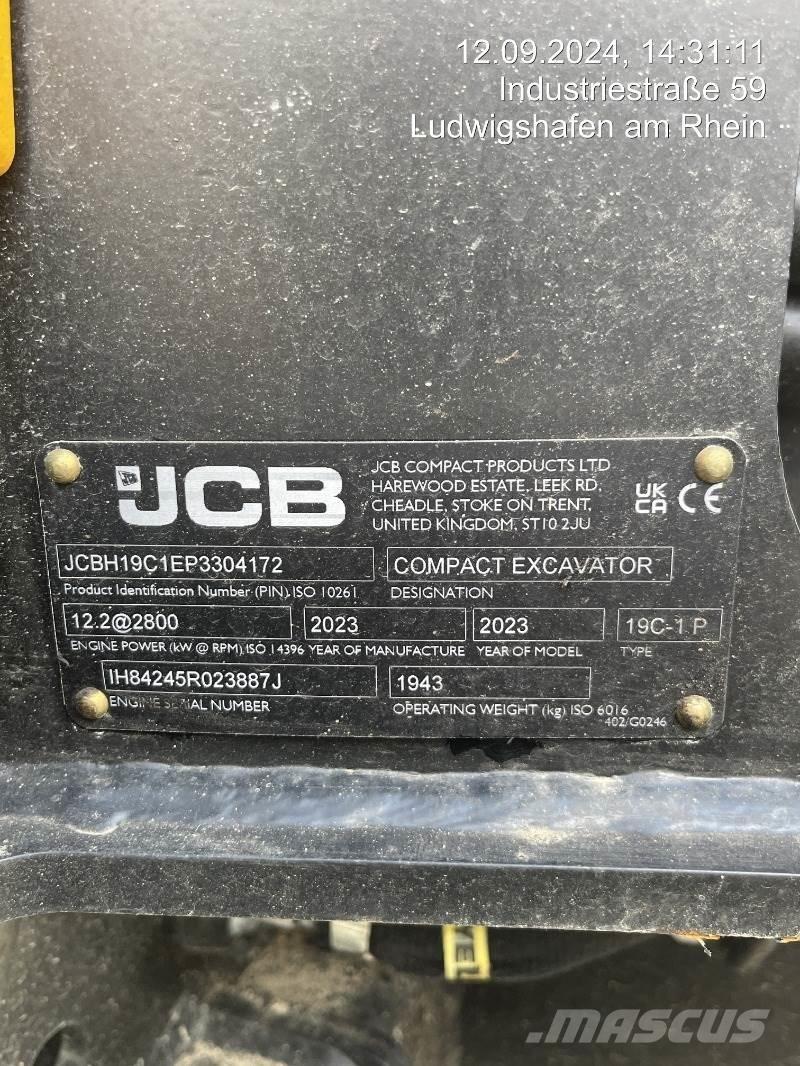 JCB 19C-1 Miniekskavaatorid < 7 t