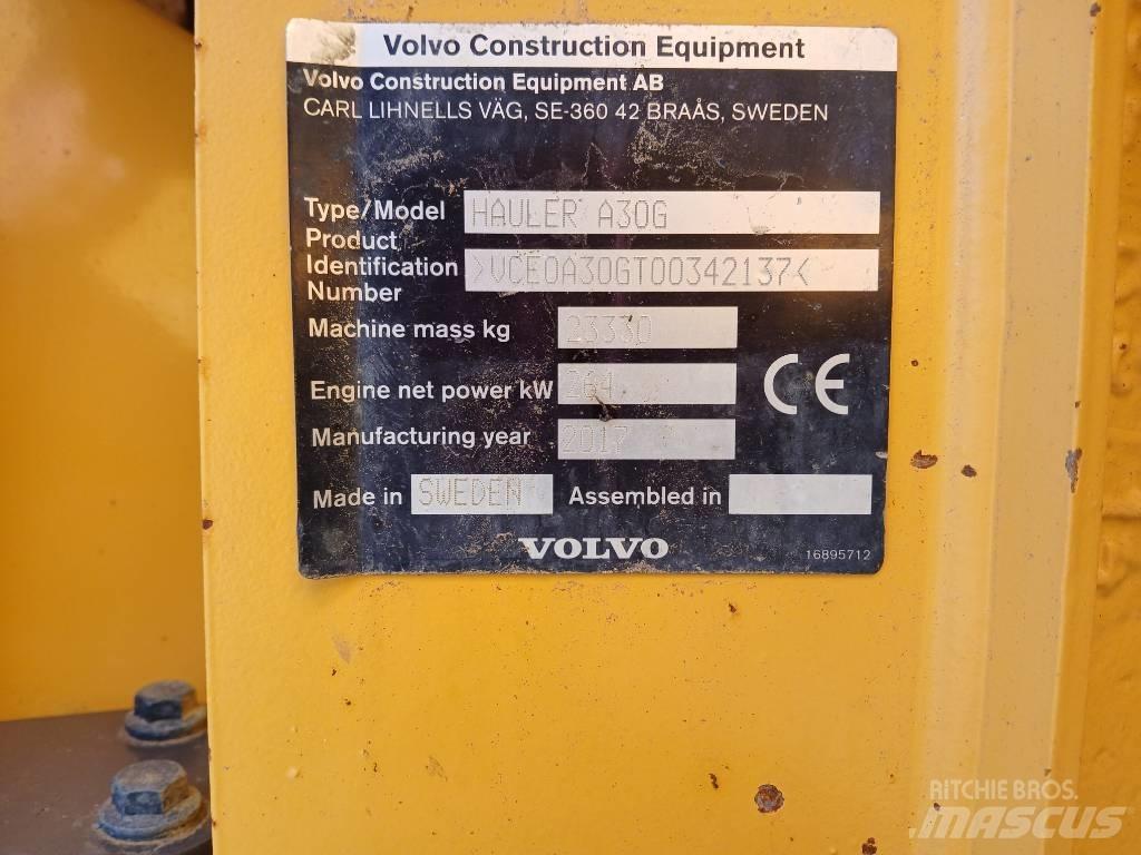 Volvo A 30 G Liigendraamiga pinnaseveokid