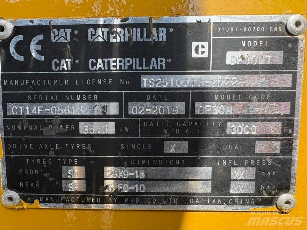 CAT DP30NT Diiseltõstukid