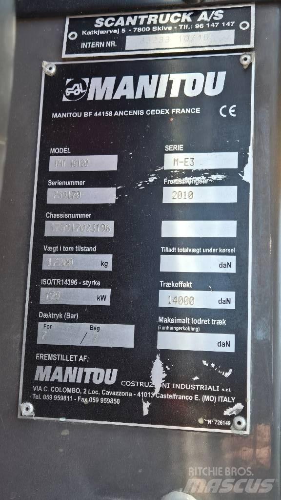 Manitou MHT 10120 Teleskooplaadurid