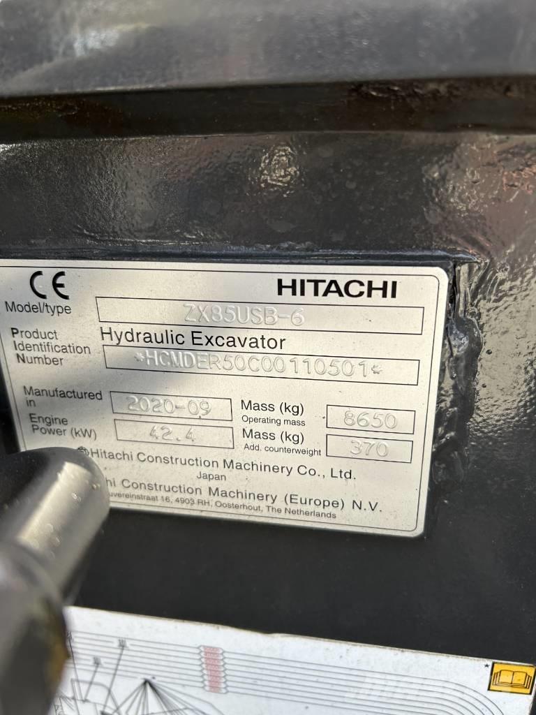 Hitachi ZX 85 US B Väikeekskavaatorid 7t-12t