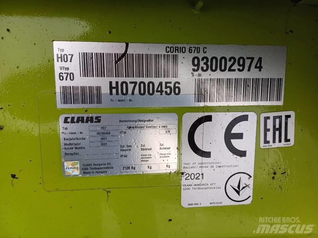 CLAAS Corio Lisavarustus ja komponendid